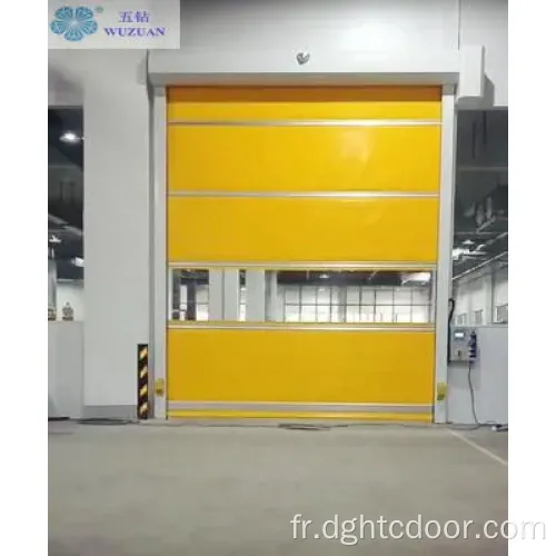 PVC Rolling High Speed ​​Porte pour le garage